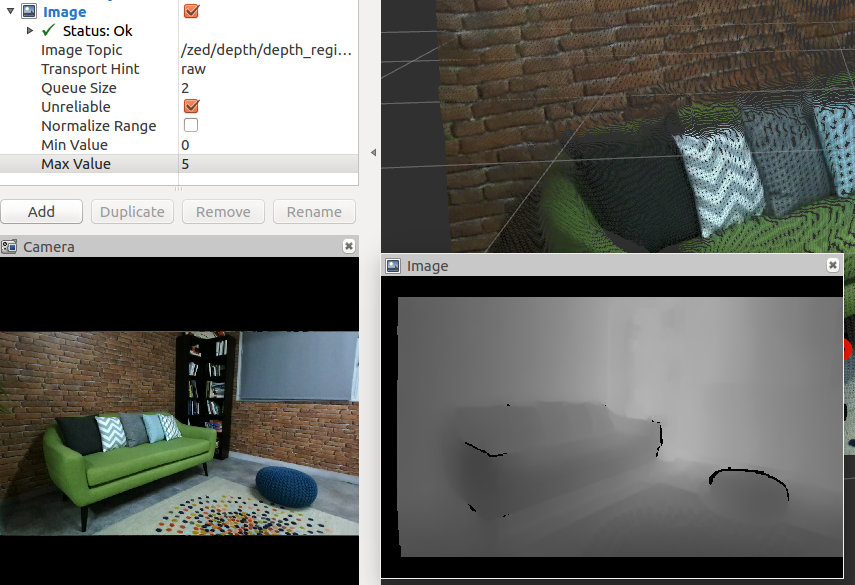 RVIZ Depth